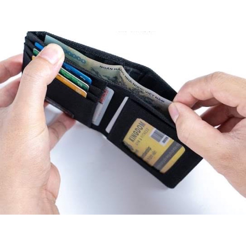 Ví vải unisex dáng đứng Brand Đôla