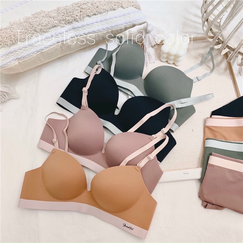 áo lót nữ ❤️FREESHIP❤️ Áo Lót ĐÚC SU Nâng Ngực Phối màu beautiful CAO CẤP