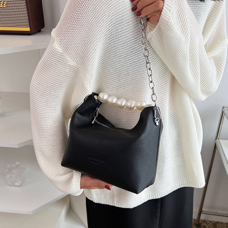 Túi đeo vai IELGY đính ngọc trai giả thời trang cao cấp dành cho nữ