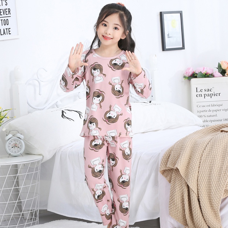 Bộ Đồ Ngủ In Hình Pikachu Dễ Thương Cho Bé Gái akku