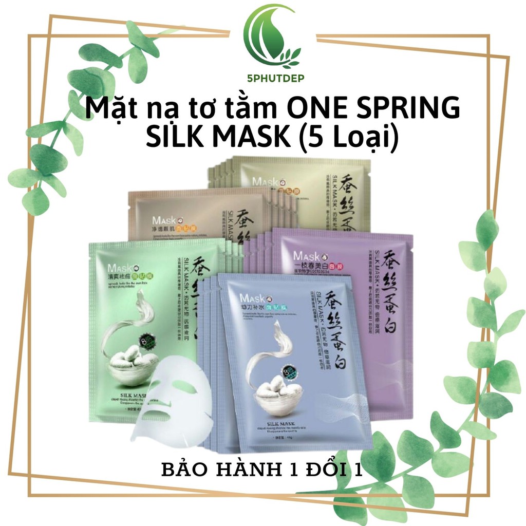 Mặt nạ tơ tằm One spring silk mask (5 màu)