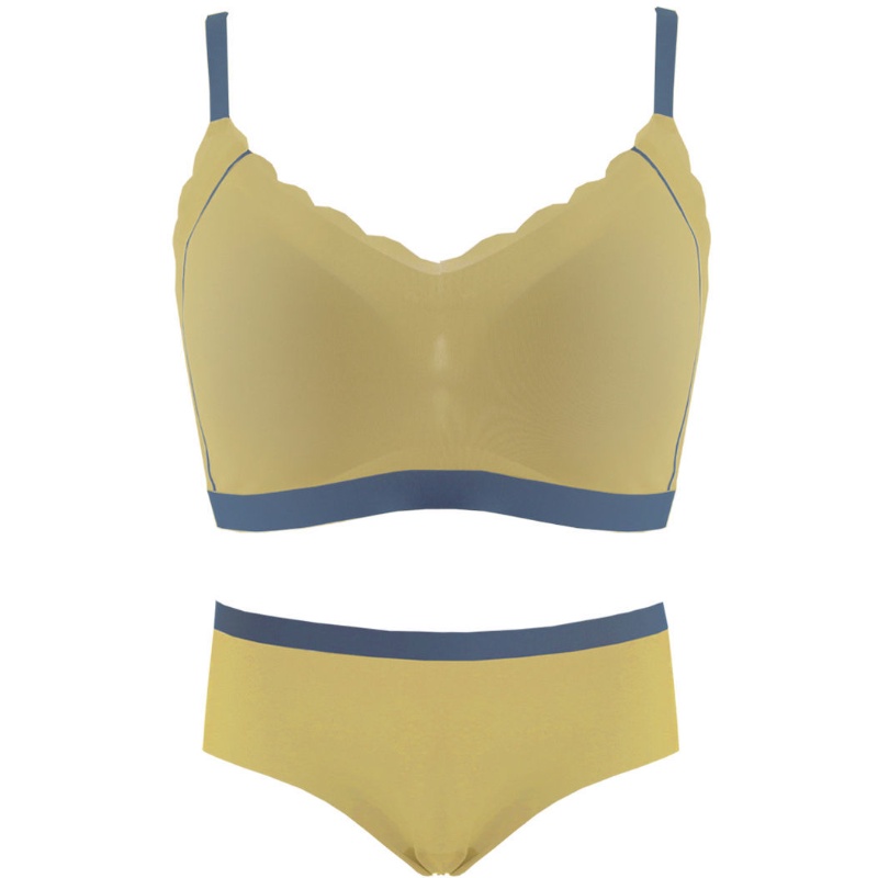 Áo ngực latex không gọng không đường may chống chảy xệ