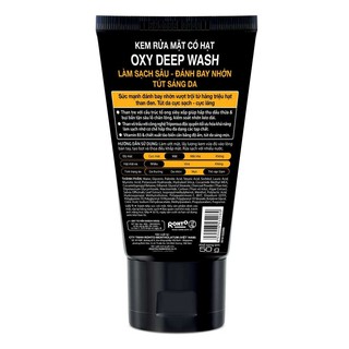 Kem rửa mặt sạch sâu OXY Deep Wash (Cream) 100g