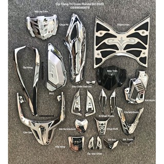 Phụ kiện SH 2020, 2021 Crom, Chrome - Phụ kiện ốp trang trí, bảo vệ xe máy Honda SH Việt