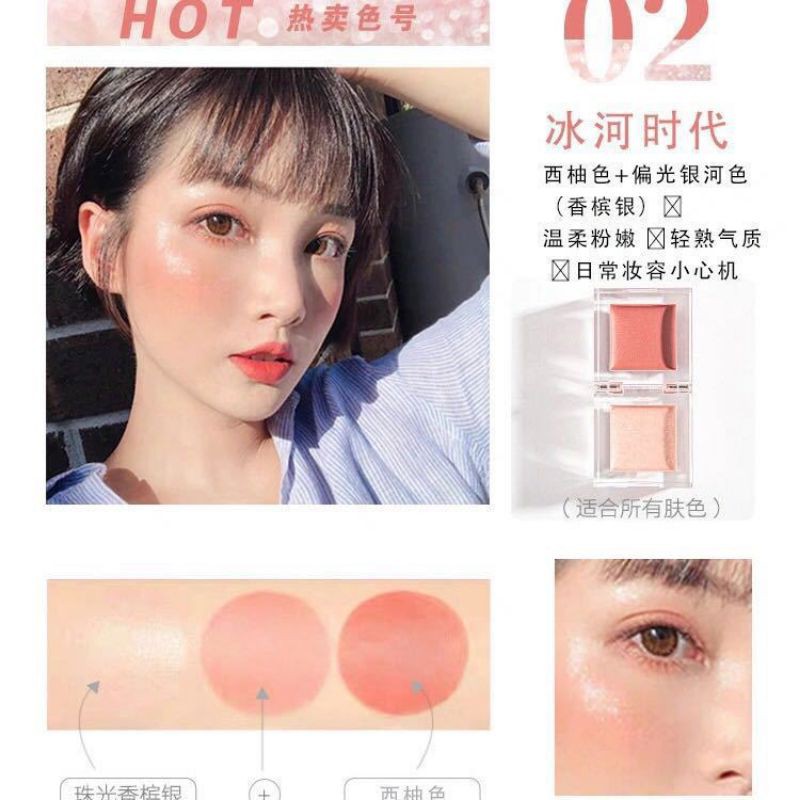 Má Hồng Kèm HightLight Nhũ Magic Casac Làm Da Căng Bóng | BigBuy360 - bigbuy360.vn