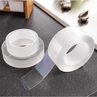 Cuộn băng keo acrylic trong suốt siêu chống thấm nước, băng keo dán tranh gán gương treo tường siêu dính