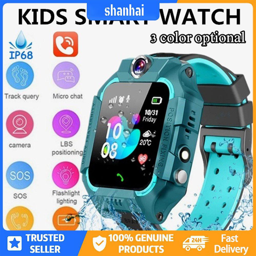 Đồng hồ thông minh có thể gọi điện thoại đếm bước chân dành cho trẻ em Q19 với Gps định vị máy tính
