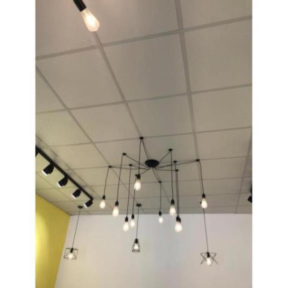 [Giá Rẻ - Uy Tín]  Đèn chùm: Bộ đèn 8 đui /10 đui /15 đui treo trần trang trí quán cafe( chưa gồm bóng)