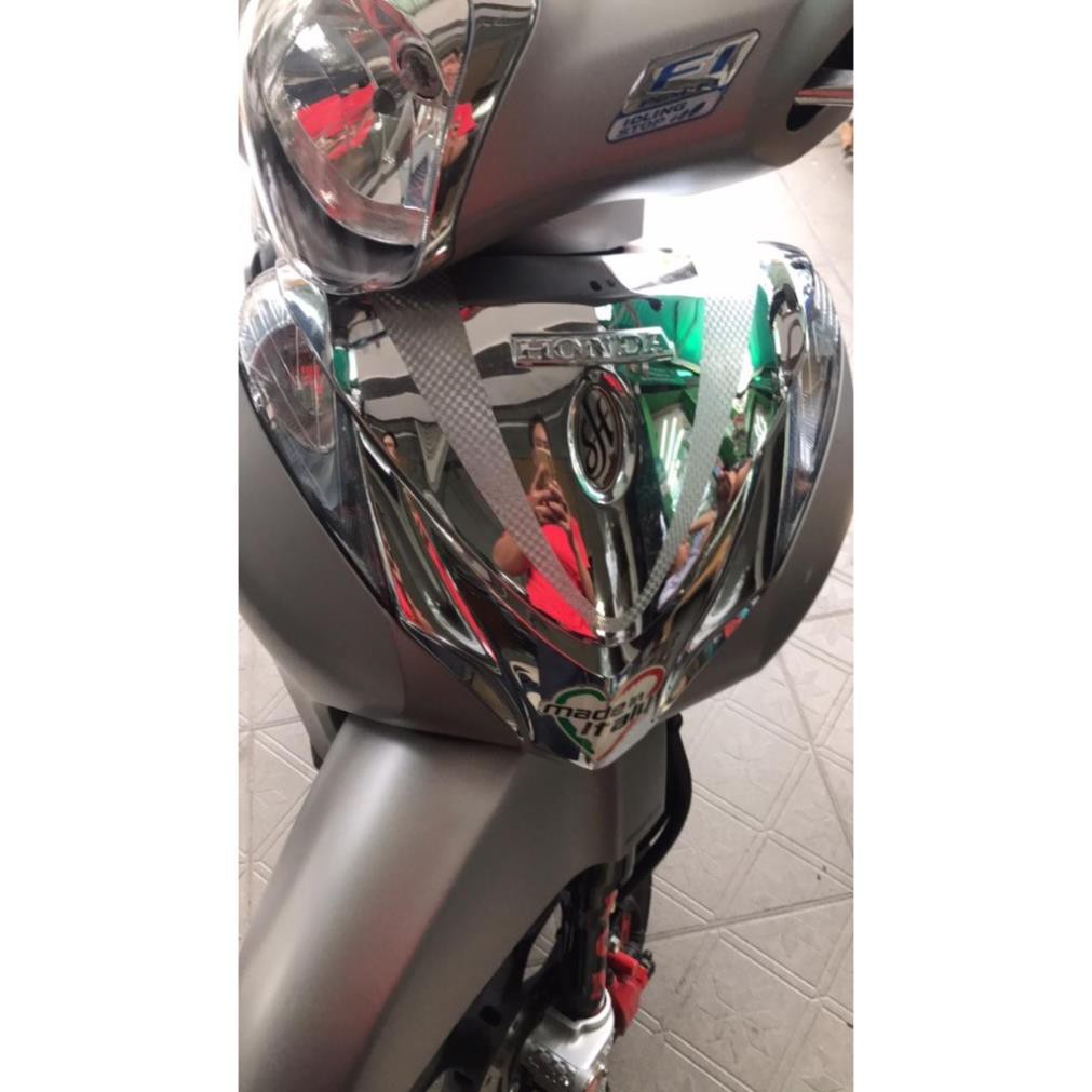 MẶT NẠ SH MODE KIỂU SH MODE 2013 -2017 MÀU XANH ĐEN