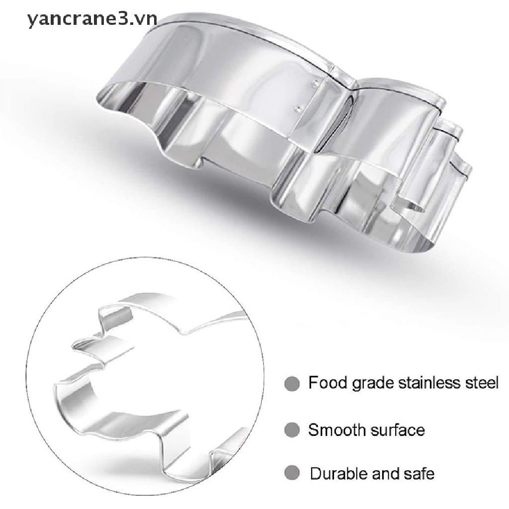 {Home} 7Pcs Dinosaur Stainless Cookie Cutters Biscuit Candy Food Molds  Party Supplies {yancrane3.vn}