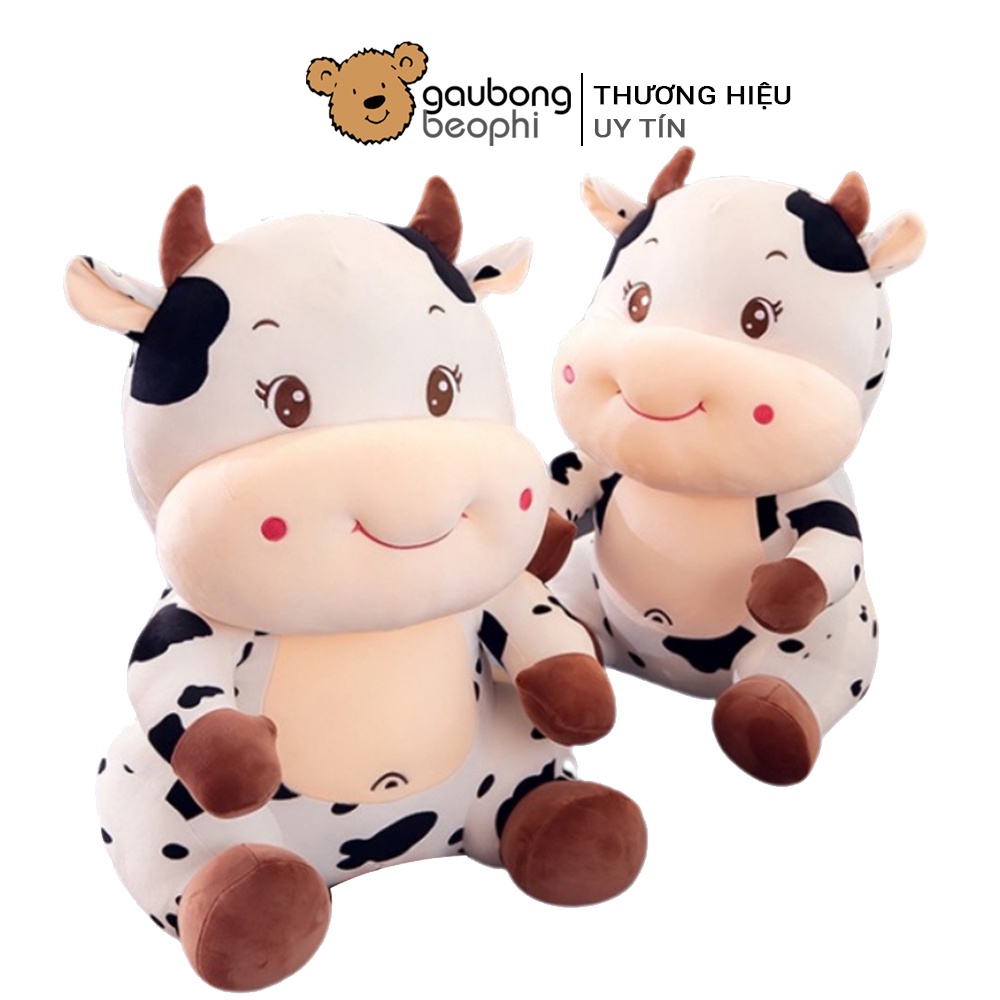 Gấu bông bò sữa ngồi đủ size, cute đáng yêu, hàng cao cấp shop Gấu Bông Béo Phì