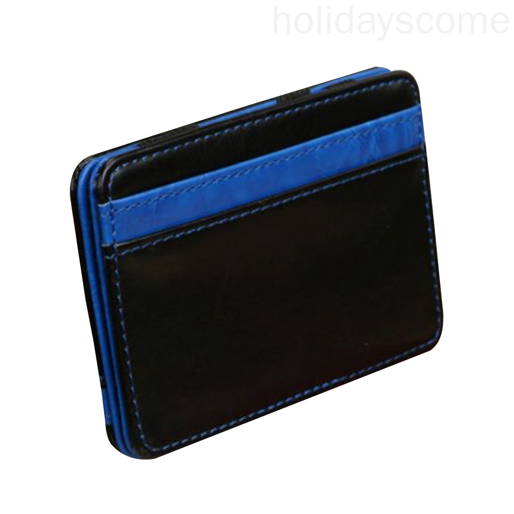 Unisex Wallet Magic Card Bag Wallet Mini Magic Money Clip Short Wallet holidayscome
