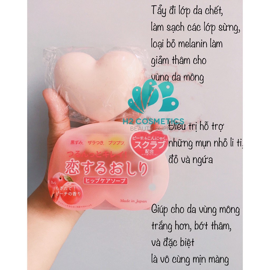 Xà Phòng Tinh Chất Đào Ngừa Thâm,Dưỡng Trắng Da PELICAN(Hộp Nhựa Hồng) | BigBuy360 - bigbuy360.vn