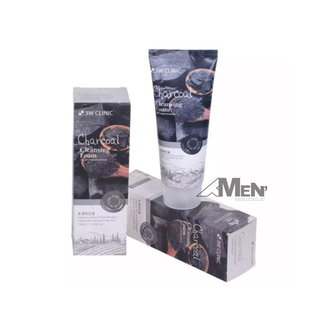 Sữa Rửa Mặt 3W Clinic Charcoal