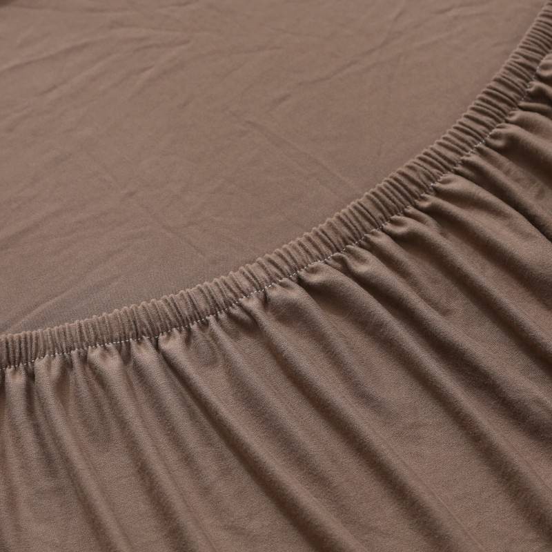 Tấm bọc đầu táp đầu giường đơn giản co dãn trang nhã hiện đại châu Âu size 1.2m 1.5m 1.8m màu cà phê nhạt