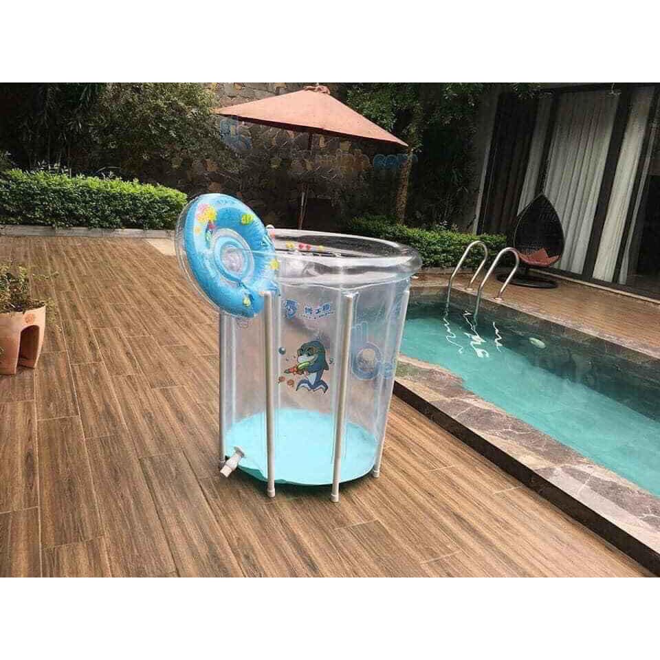 [Nhập Chính hãng] Bể bơi thành cao cho bé sơ sinh Doctor Dolphin 70x70; 80x80