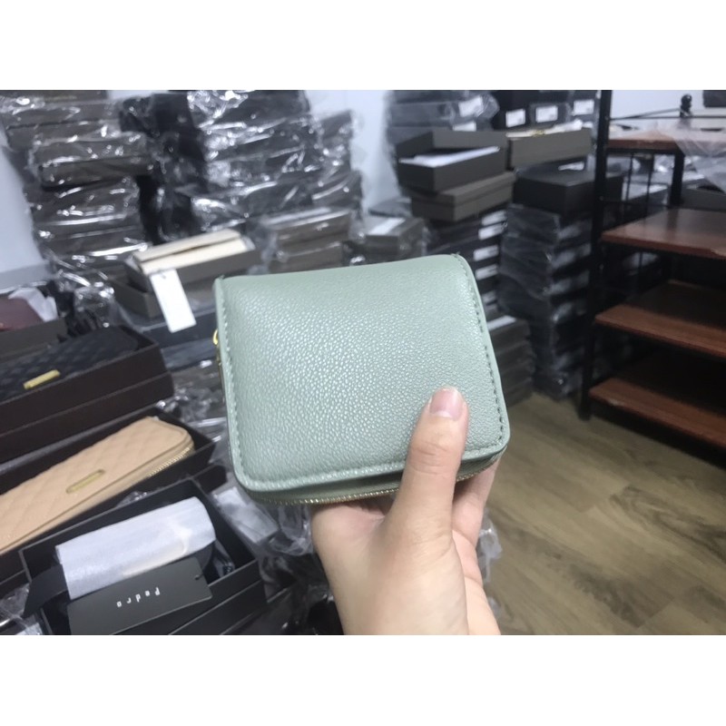 Ví Nữ CNK Có Hộp Front Flap Zip-Around Mini Wallet