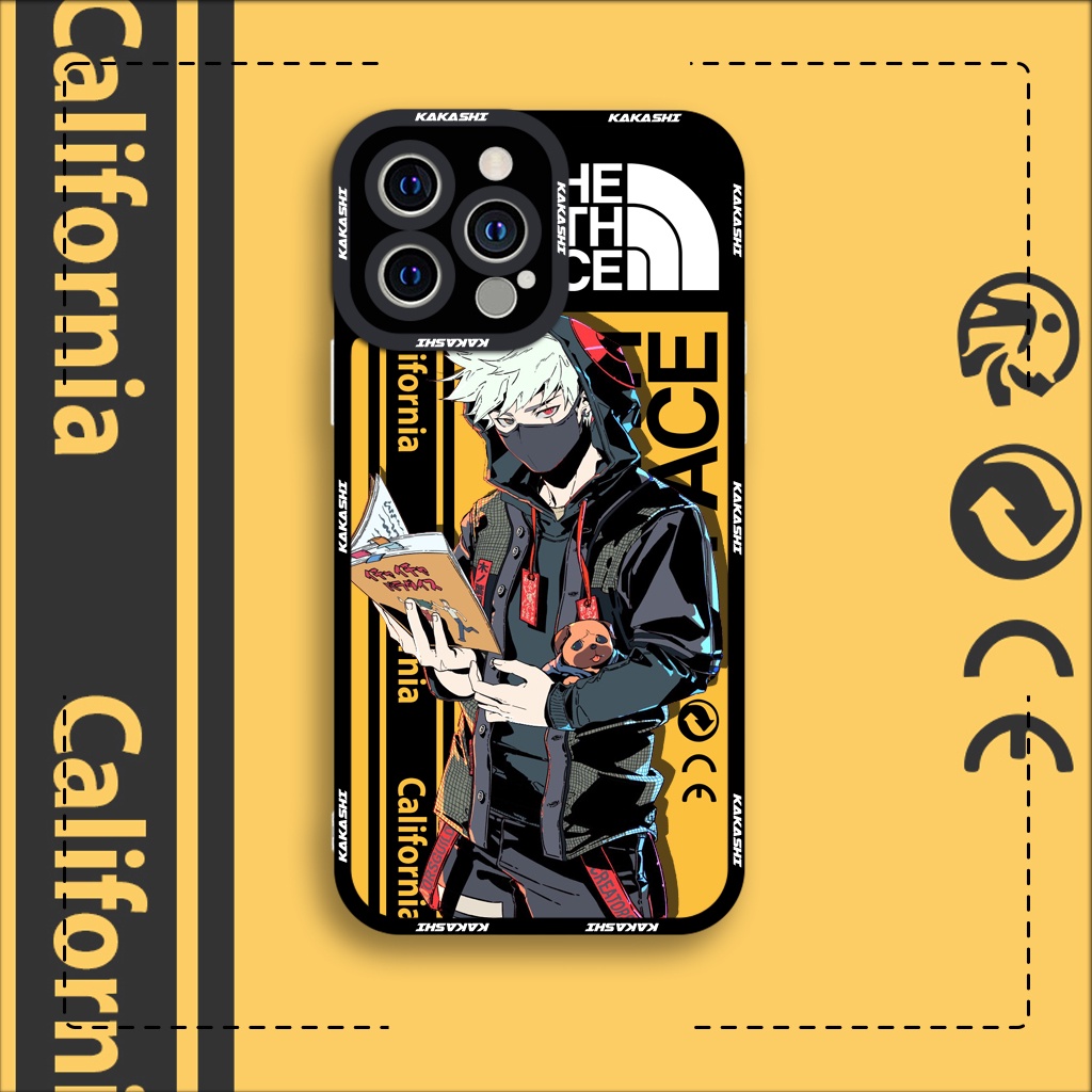 Ốp lưng iphone cạnh vuông JM CASE Anime X Sport manga nhân vật Kakashi 6plus/6s/6splus/7/7plus/8/8plus/x/xs/11/12/promax