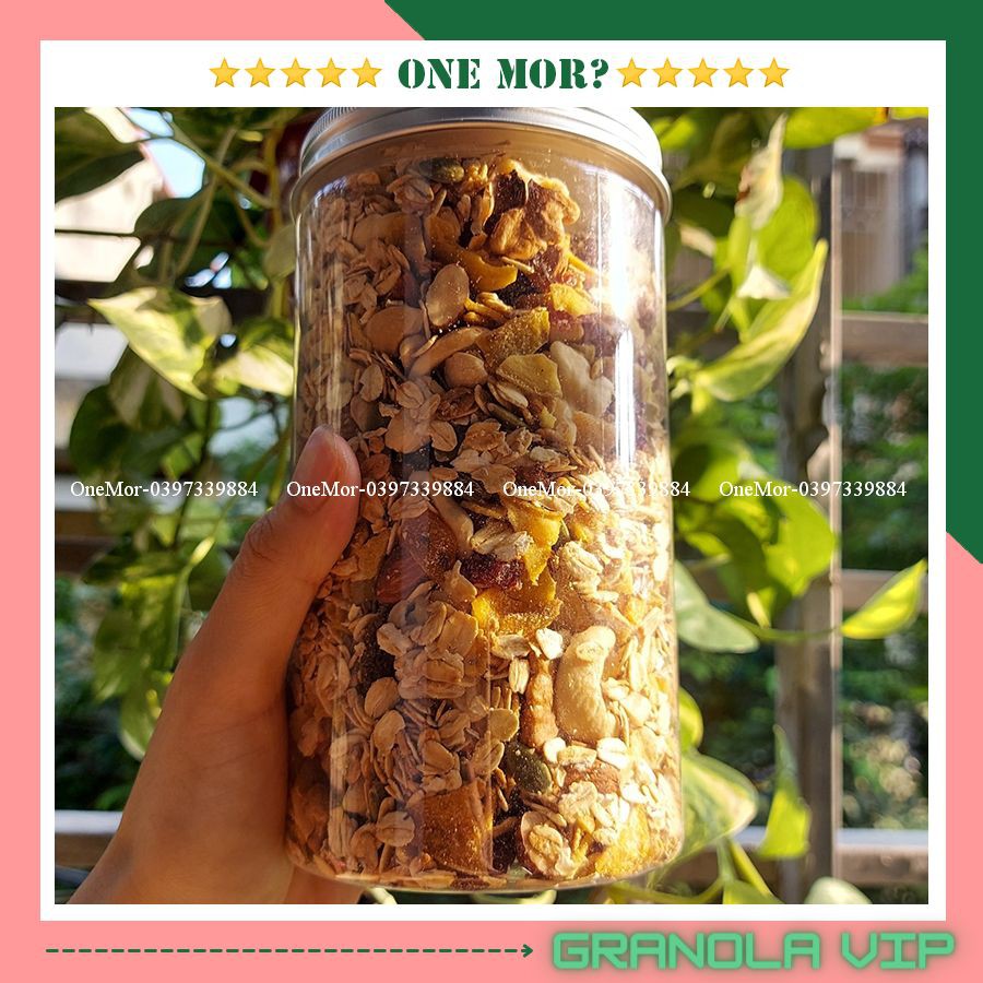 Granola siêu hạt VIP ngũ cốc dinh dưỡng ăn kiêng giảm cân và cho mẹ bầu | OneMor