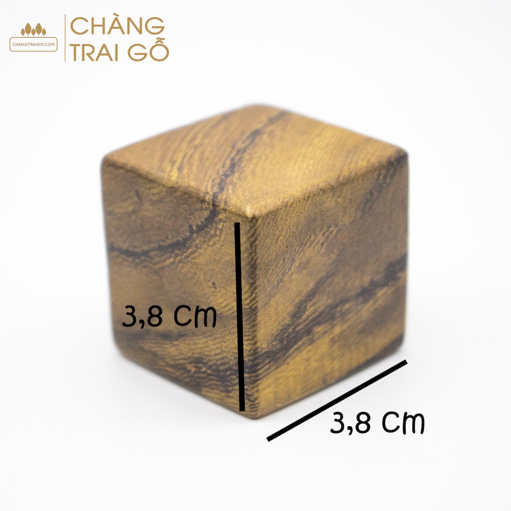 Khối Gỗ Vuông Đồ Chơi Gỗ Chàng Trai Gỗ