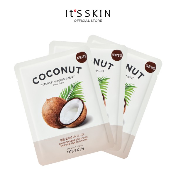 Mặt nạ dưỡng ẩm sâu nuôi dưỡng làn da mịn màng It's Skin The Fresh Mask Sheet Coconut