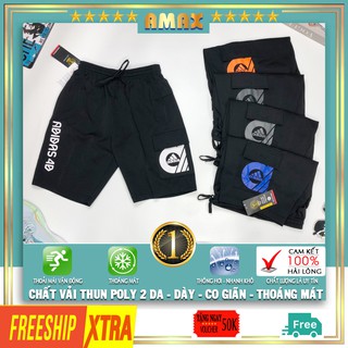 Quần sọt nam  túi hộp ngắn Q45 quần đùi nam thun thể thao adidas short nam đẹp lưng thun cao cấp có size lớn big size