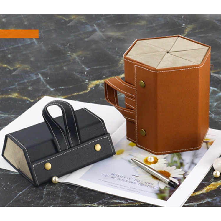 Hộp Đựng Mắt Kính Bằng Da PU Có Thể Gấp Lại Tiện Dụng