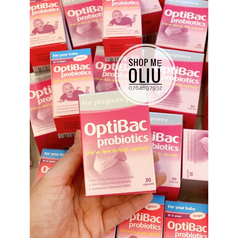 Men Optibac bầu 30 viên