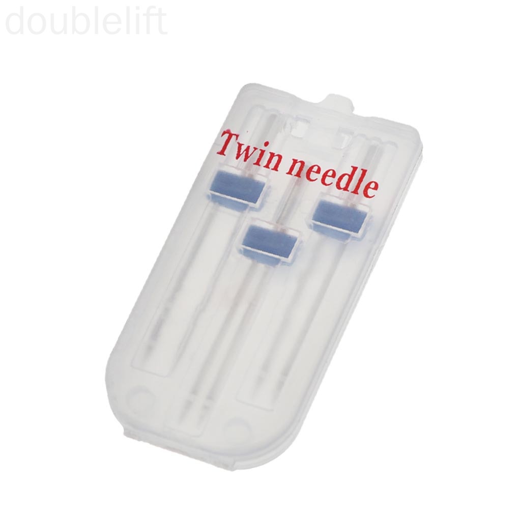 3pcs Twin Stretch Machine Needles Household Sewing Machine Double Needles Pins Heavy Duty DIY Craft Accessories doublelift store