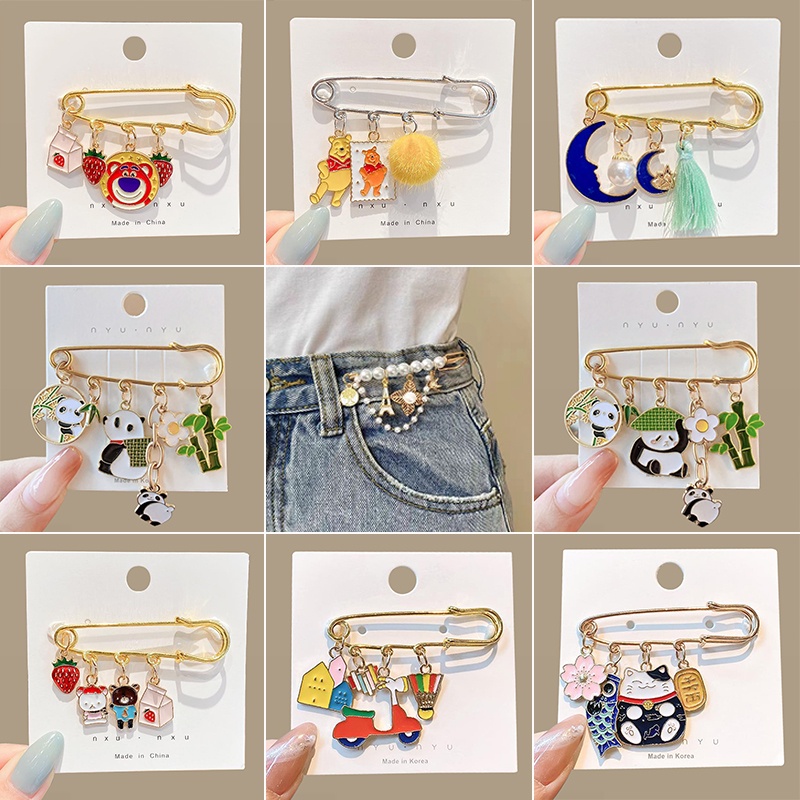 Set Ghim Cài áo, Cài Quần Cạp Cao Xinh Xắn, Dễ Thương 2022