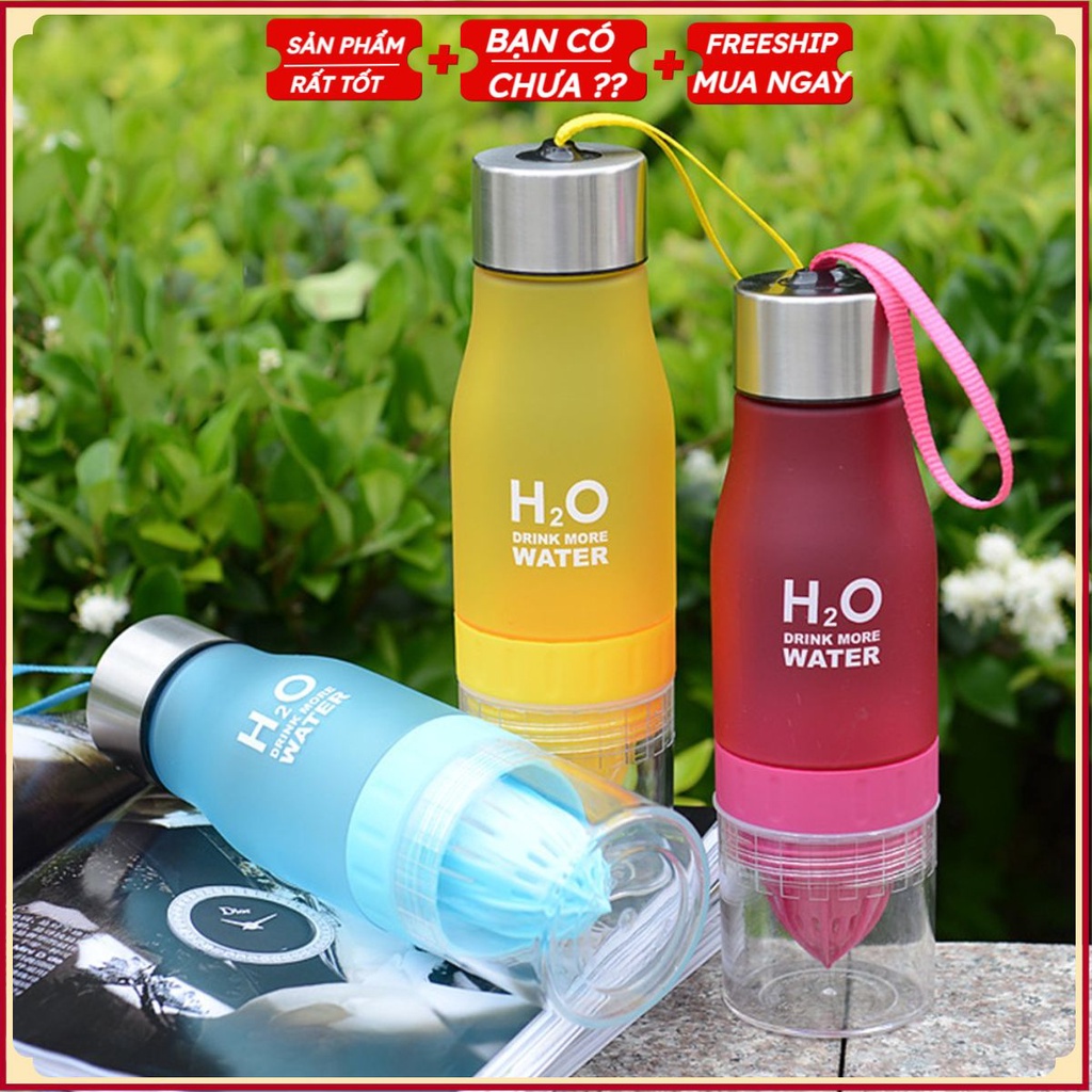 Bình Nước Thể Thao Kèm Vắt Trái Cây Cao Cấp H2O ACN1279