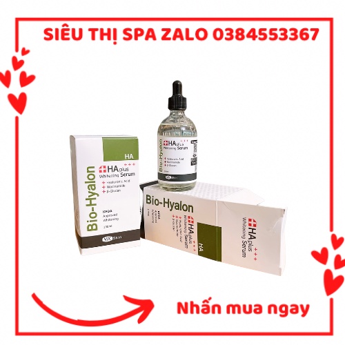 HA PLUS Whitening SERUM (Bio-Hyalon) cấp ẩm trắng da