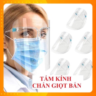 Tấm Kính Chắn Giọt Bắn Không Hấp Hơi Có Gọng Thời Trang Trong Suốt Hạn Chế Lây Nhiểm Trong Giao Tiếp