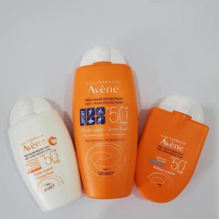[100% CHUẨN PHÁP]Kem Chống Nắng Vật Lý AVENE  FUIDE SPORT_ FLUIDE MINERAL SPF50+++ [40ml_100ml]