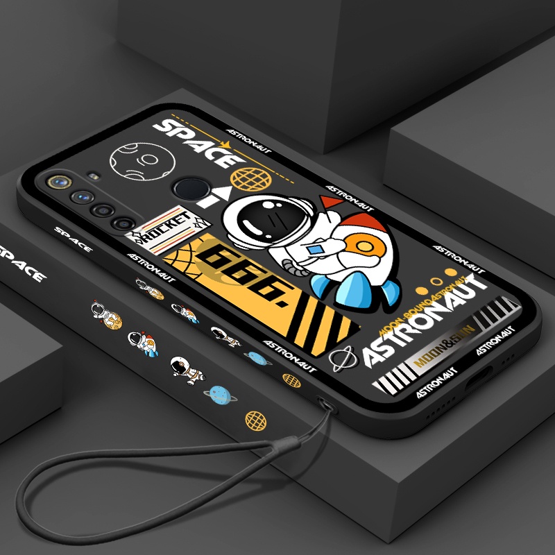 Ốp Điện Thoại silicon mềm ốp lưng phi hành gia Nasa thích hợp cho Realme 5 6 7 pro 5i