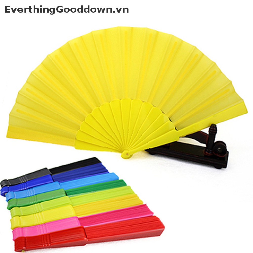 Everthinggood Quạt Vải Cầm Tay Có Thể Gấp Lại Dùng Cho Tiệc Cưới Ngoài Trời