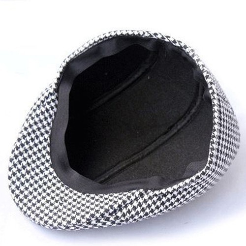 Nón vải mỏ vịt sọc ca rô đầy năng động dành cho nam