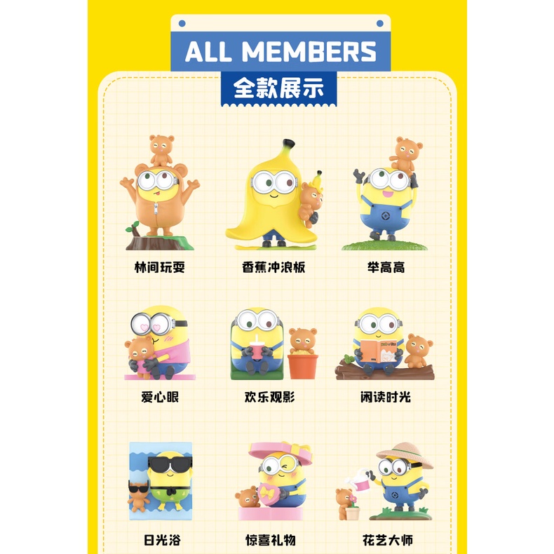 Mô Hình Nhân Vật Minions Dễ Thương Xinh Xắn