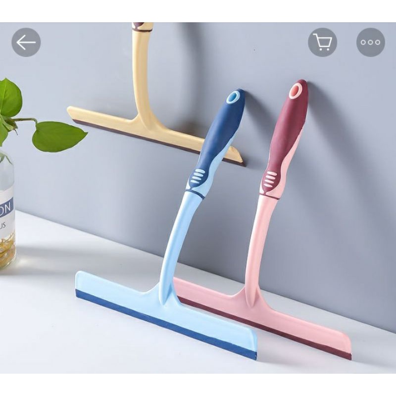 # New # Gạt kính - gạt nước tường, sàn nhà loại ngắn cầm tay bằng nhựa, cao su dẻo mềm- hàng loại 1 chắc chắn (ảnh thật)