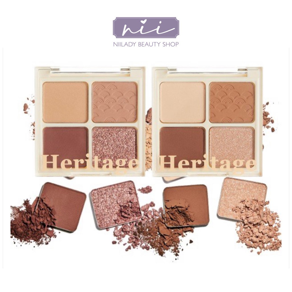 Bảng Phấn Mắt Merzy The Heritage Shadow Palette (8g)