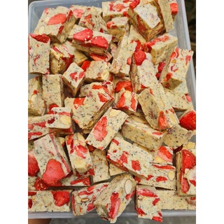 Kẹo nougat dâu bá tước lẻ 100g