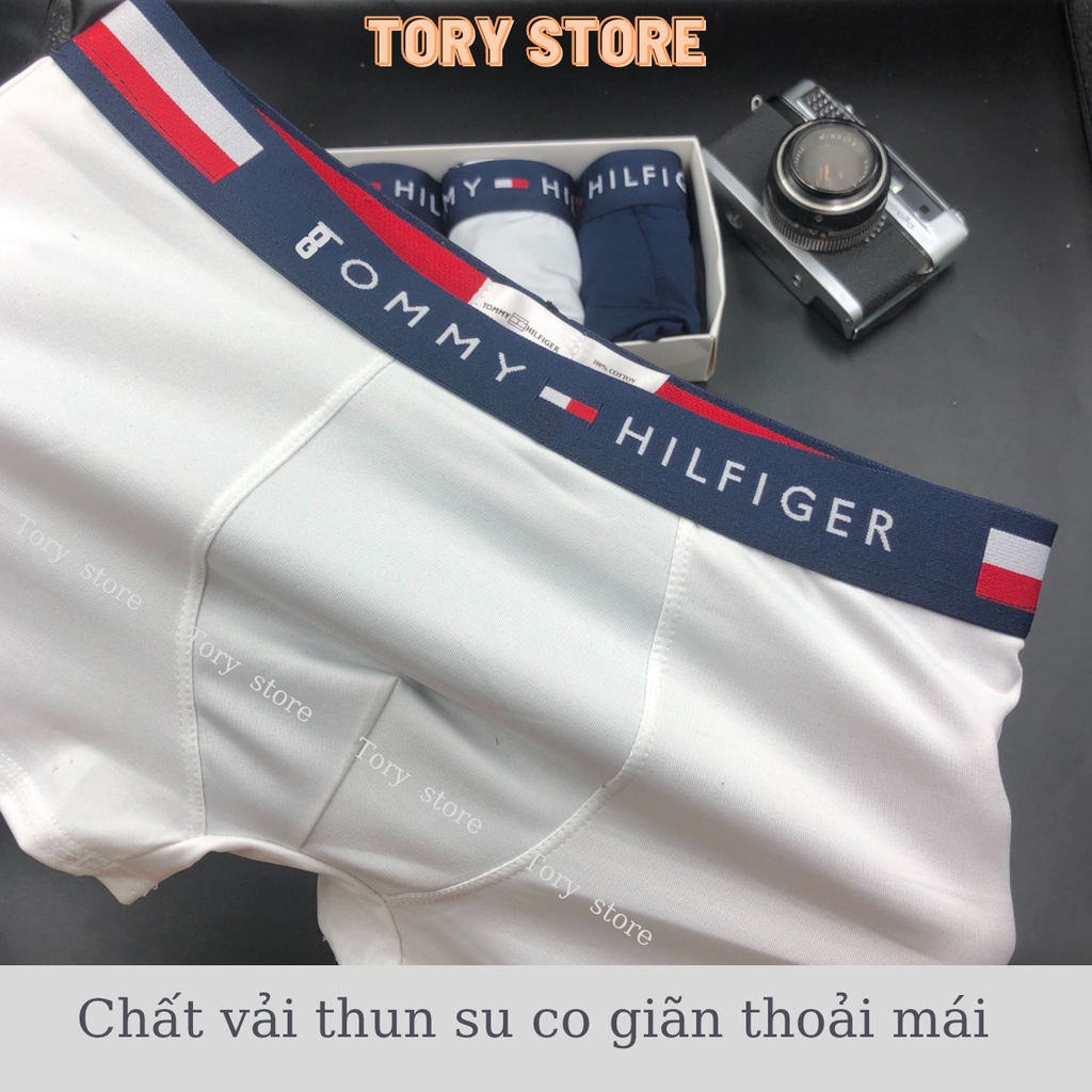 Quần sịp đùi nam thun lạnh cao cấp Quần lót boxer tấm hút mồ hôi,co gian 4 chiều thoải mái TOMY