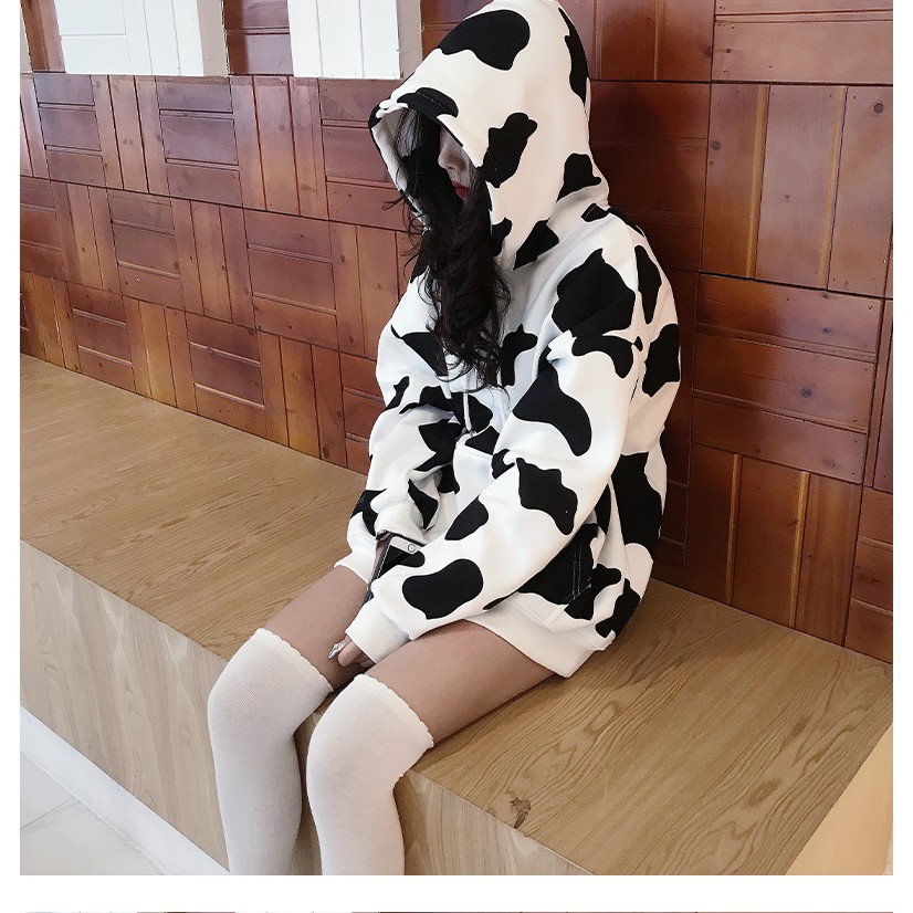 (ảnh thật ở cuối) Áo Hoodie BÒ SỮA Unisex 2 màu | BigBuy360 - bigbuy360.vn