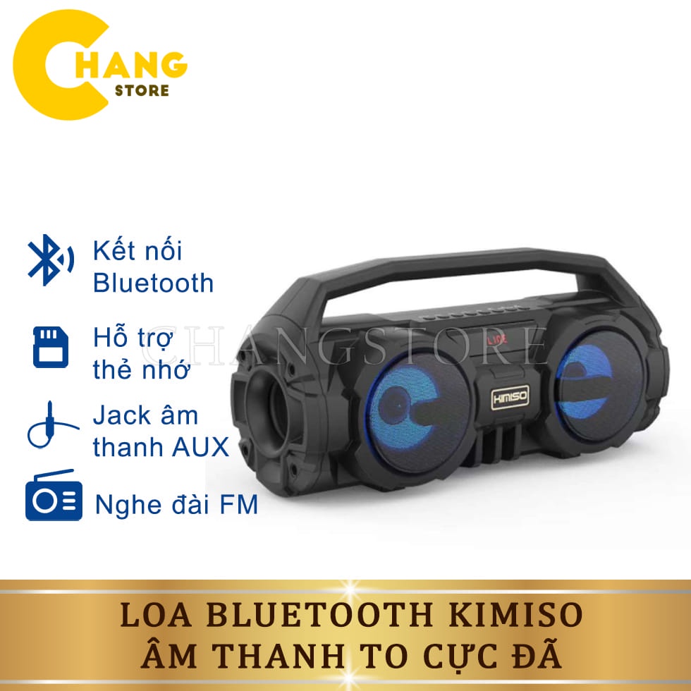 Loa Kẹo Kéo Karaoke Bluetooth Mini KIMISO Chất Lượng Âm Thanh Trong Trẻo Và Rõ Nét Cực Đã + Tặng Kèm Mic Tiện lợi