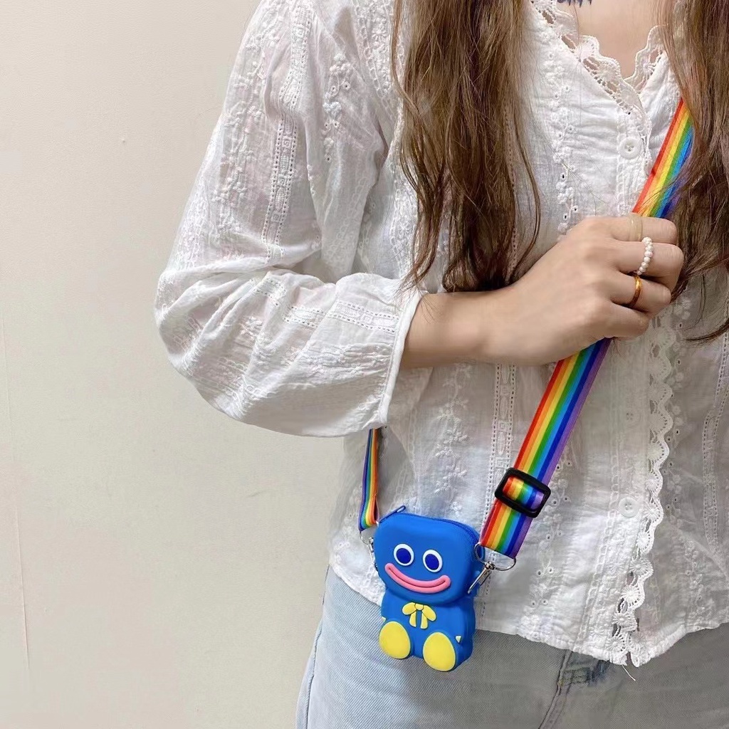 Pop it Túi Đeo Vai Đựng Đồ Chơi Xúc Xích Bobbi Bucktooth pop it Dành Cho Trẻ Em