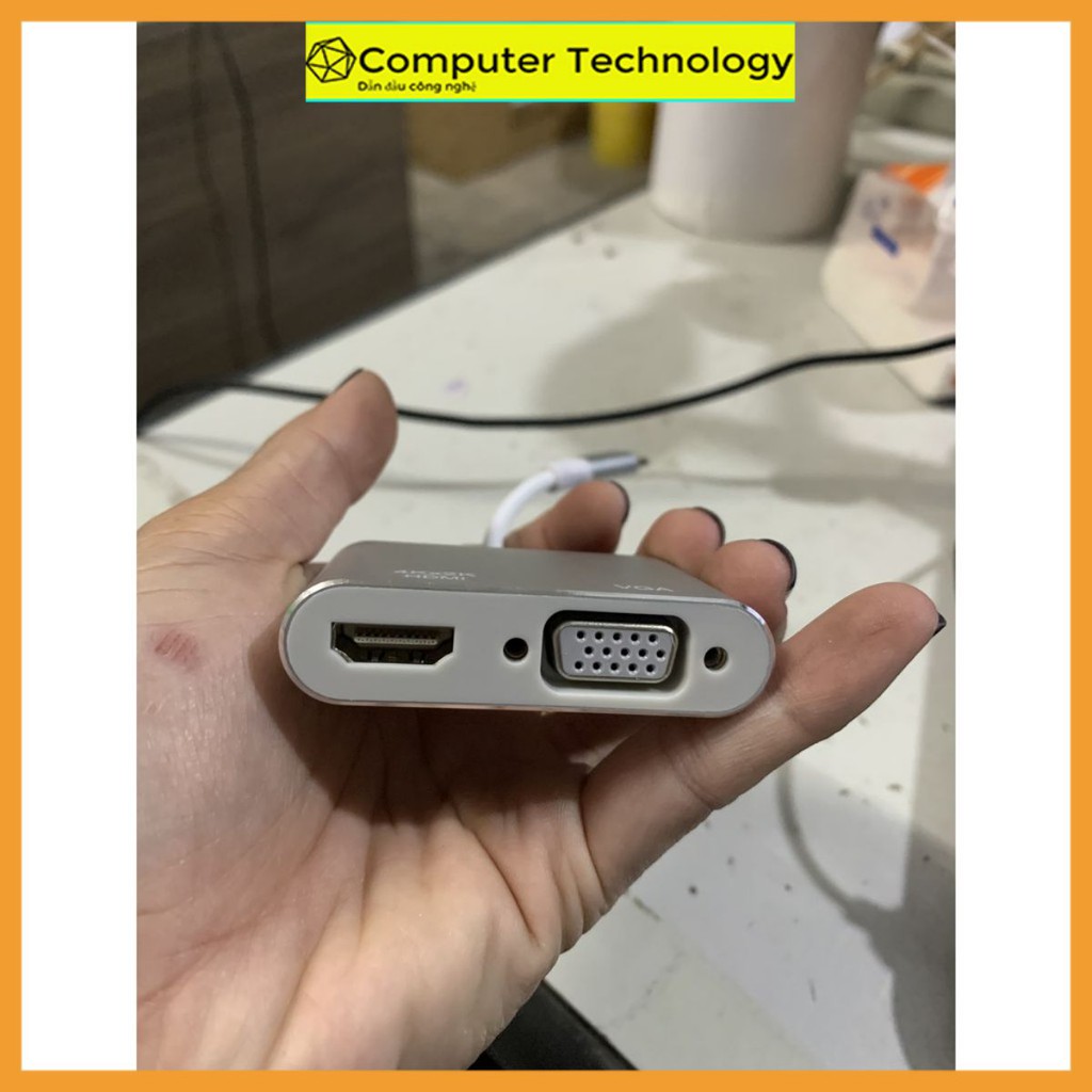 Cáp Chuyển Đổi, Cáp Chuyển Type C Sang Hdmi, Vga Cực Tốt Hình ảnh 4K