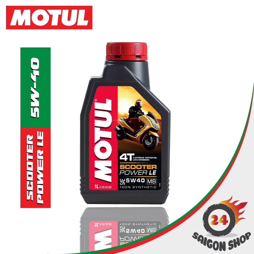 NHỚT MOTUL SCOOTER POWER 5W40 Tổng Hợp Toàn Phần