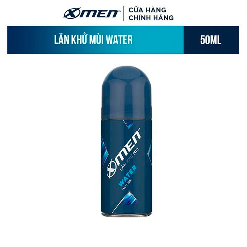 Lăn khử mùi X-men Water - Mat lạnh 50ml