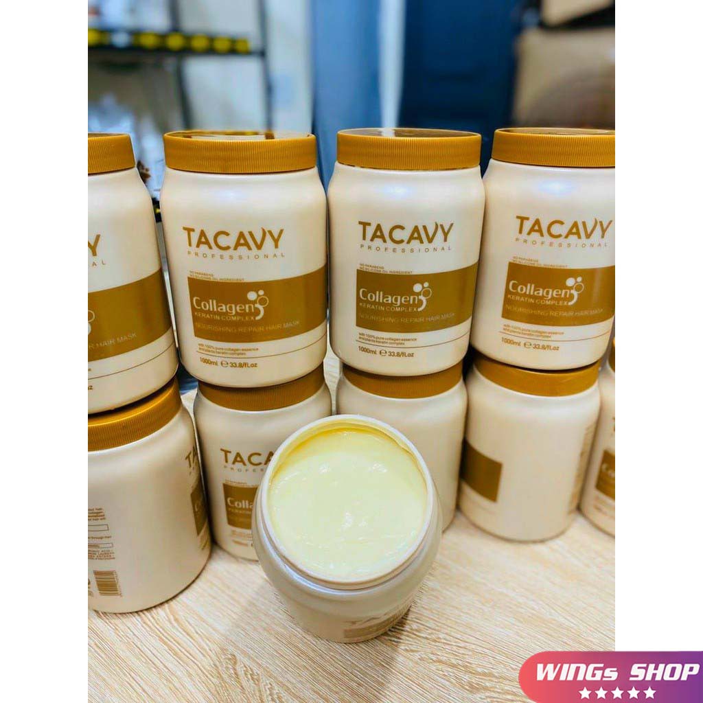 Hấp Tacavy Collagen 1000ML 🛑FreeShip🛑 Siêu Phục Hồi Tóc Hư Tổn | Hàng Chính Hãng