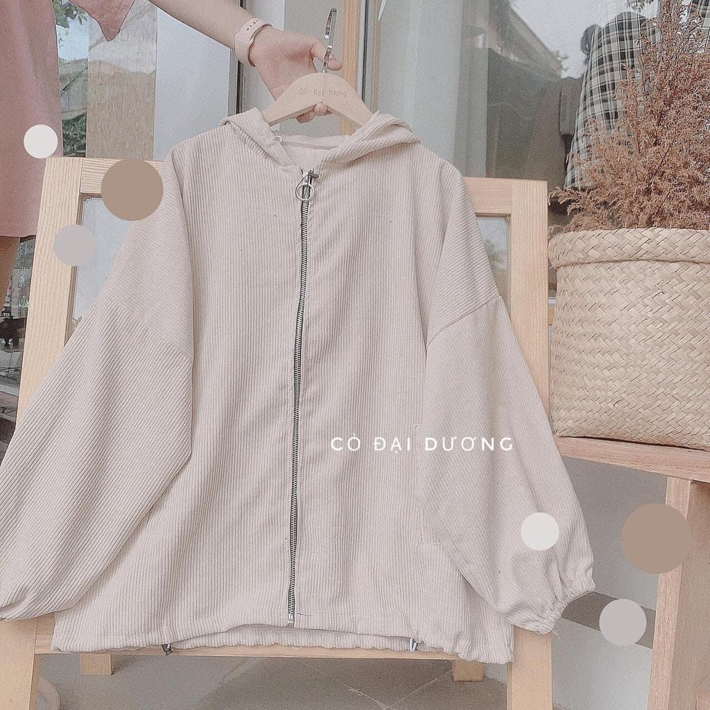 ÁO KHOÁC NỮ VẢI NHUNG PHỐI TAY PHỒNG HOT HIT 2020 TP | BigBuy360 - bigbuy360.vn